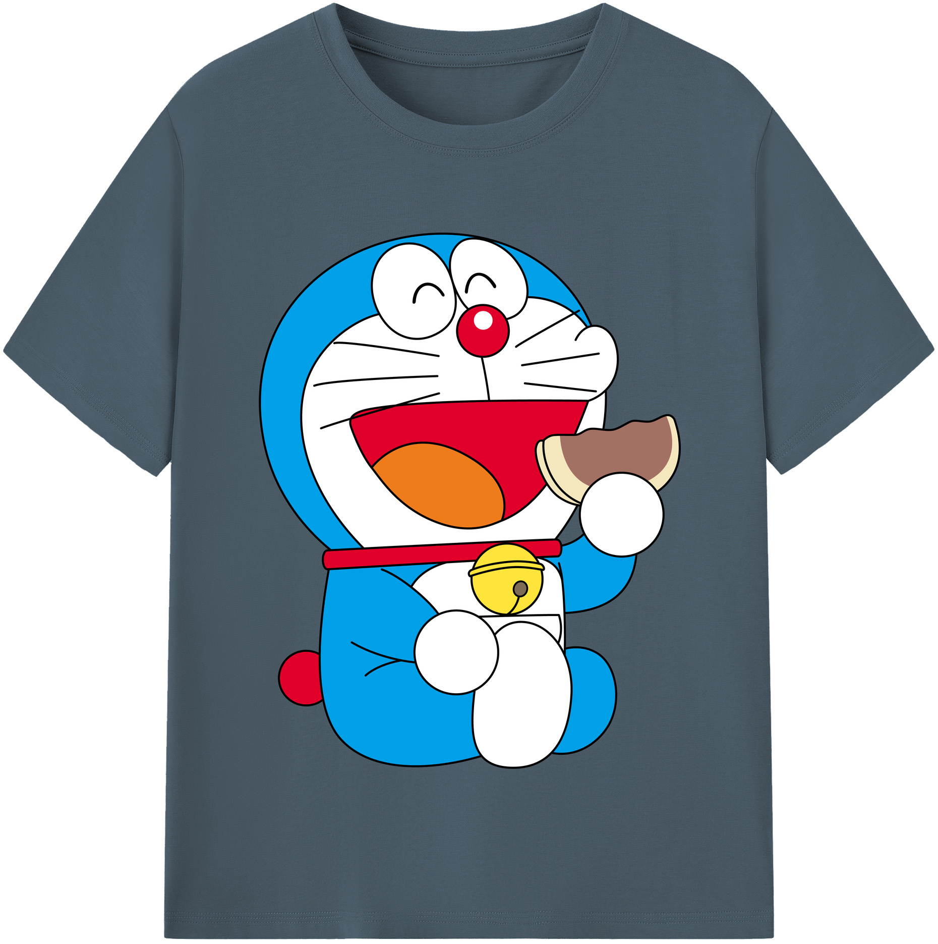 （画像用） ドラえもん Doraemon 綿100％半袖Tシャツ（フロントプリント）